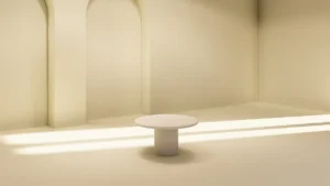 beton cire interieur - 1250px salontafel Rond