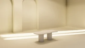 beton cire interieur - 1250px salontafel organisch