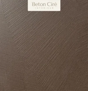 beton cire interieur kleurstaal dark brown